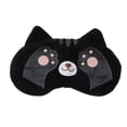 thumbnail image 1 of Unique Bargains Comfortable Adjustable Cartoon Cat Paw Eye Mask for Home Design Black, 1 of 4