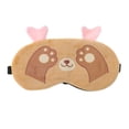 thumbnail image 1 of Unique Bargains Comfortable Adjustable Cartoon Cat Paw Eye Mask for Home Yellow, 1 of 4