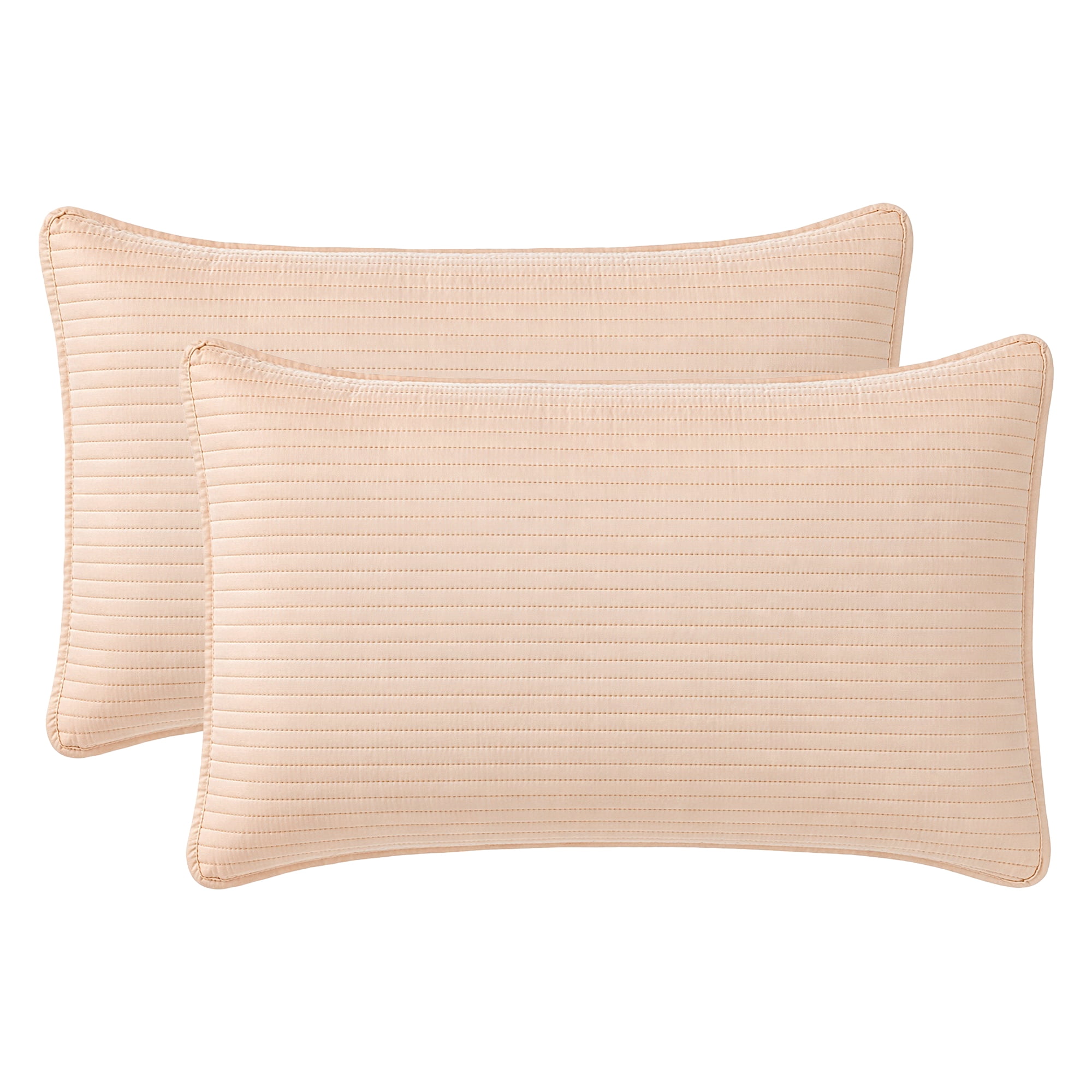 Unique Bargains Comfortable Envelope-style Pillow Protector, 2-pack Quilted Khaki 19"x29"