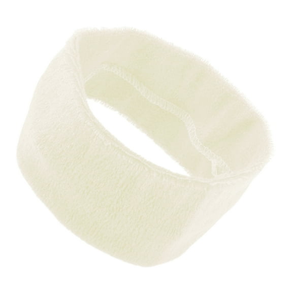 Unique Bargains Comfortable Headband Elastic Headband for Sport Beige 1 Pc