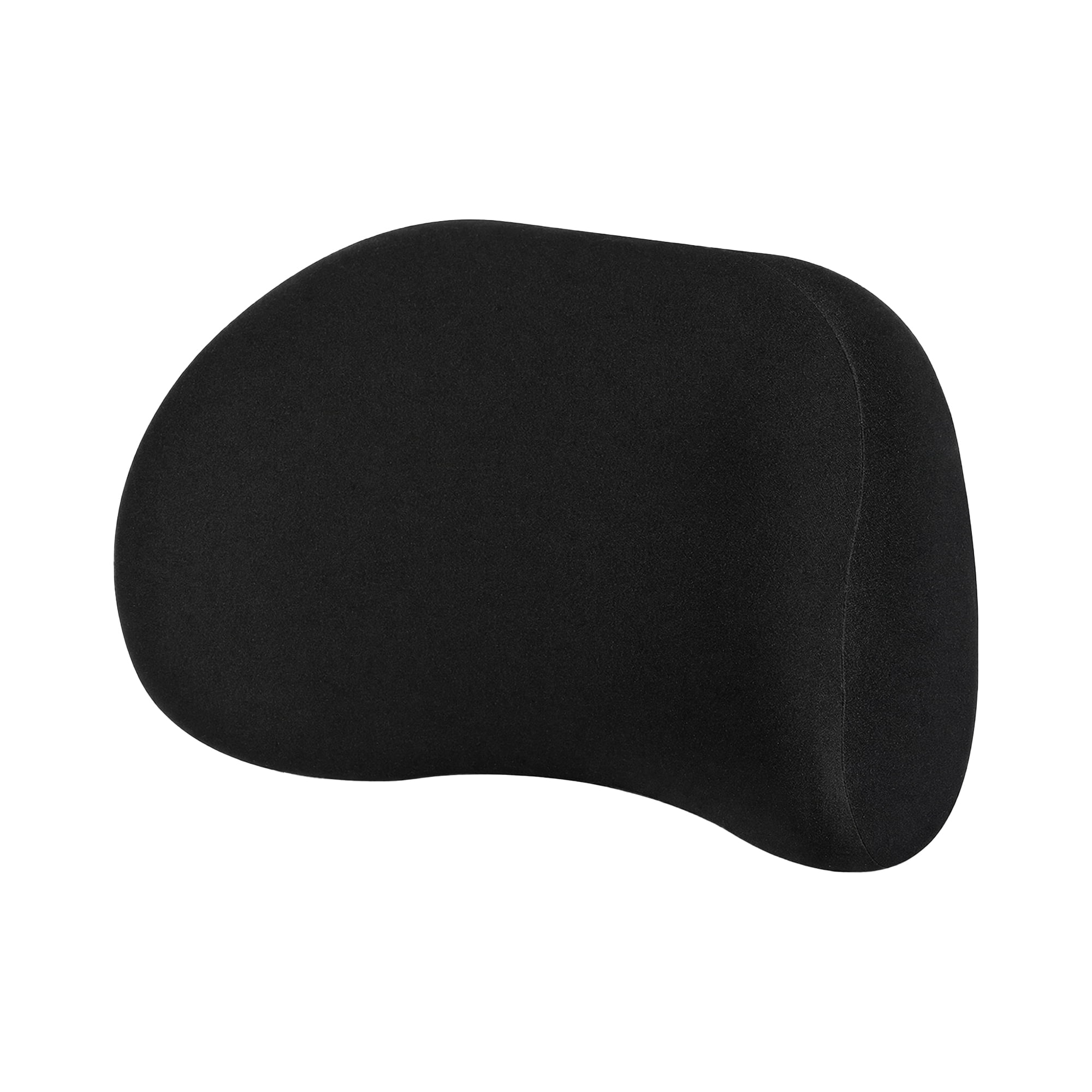 Unique Bargains Comfortable Neck Pillow Cotton Cervical Support Black 10.6" x 7.1"
