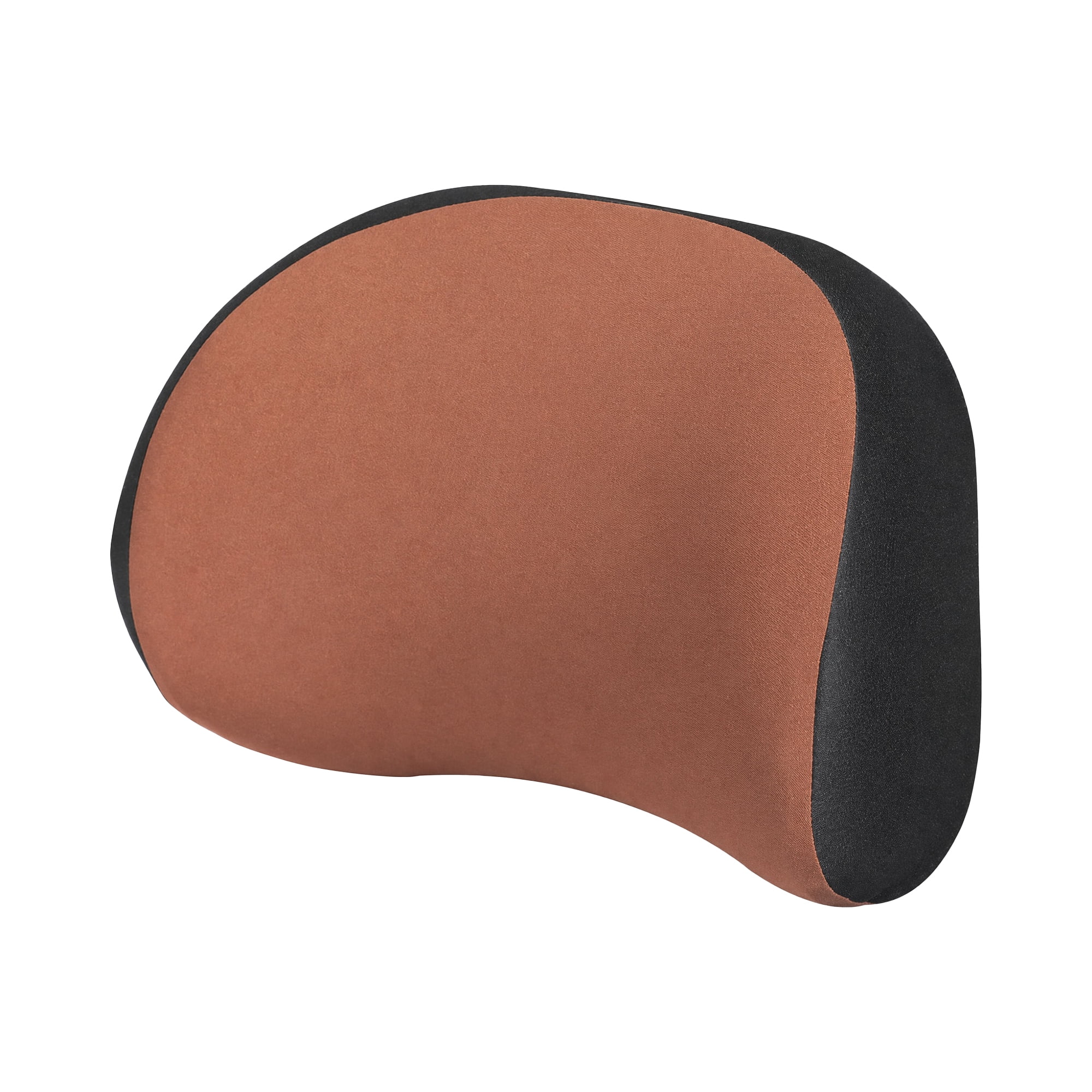Unique Bargains Comfortable Neck Pillow Cotton Cervical Support Brown 10.6" x 7.1"