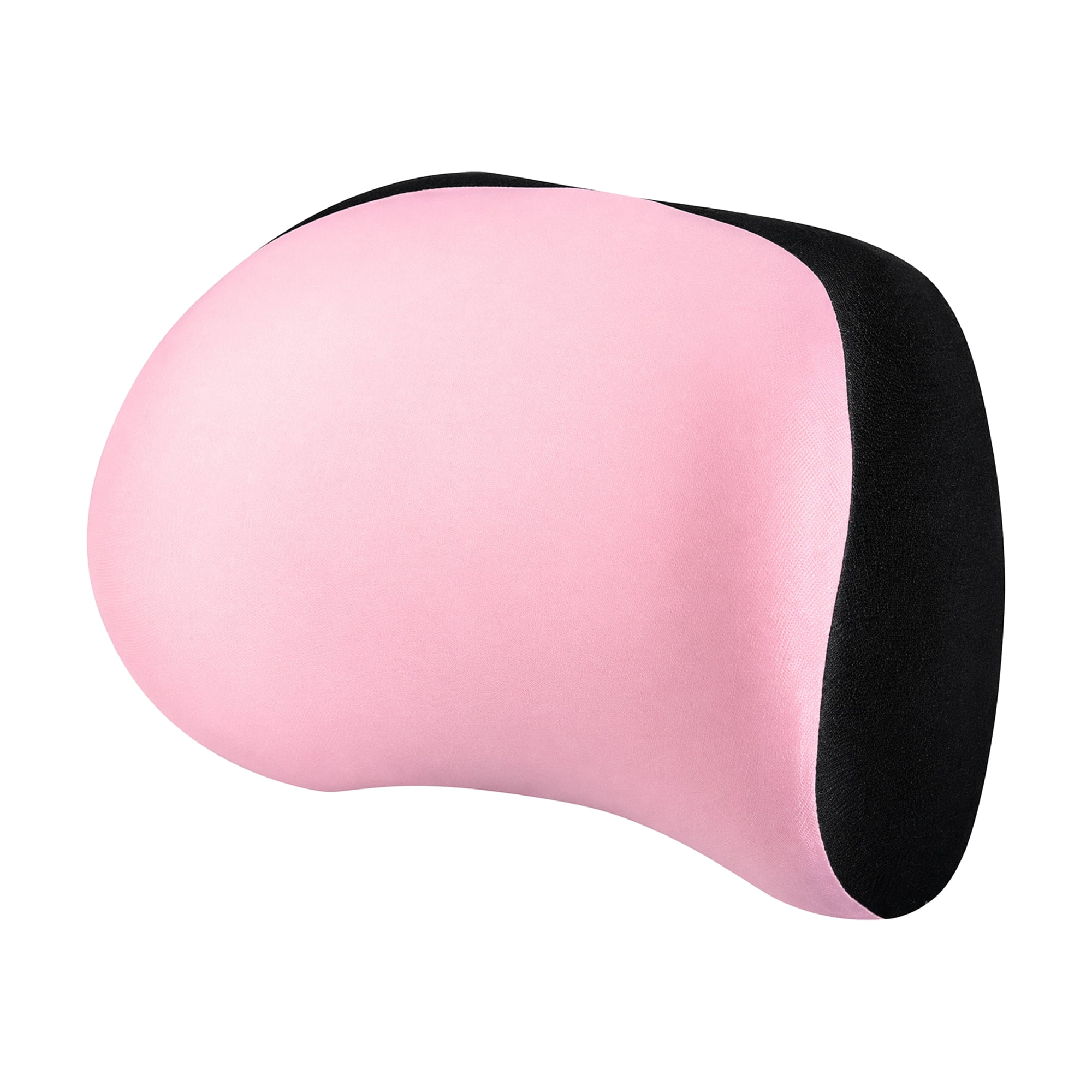 Unique Bargains Comfortable Neck Pillow Cotton Cervical Support Pink 10.6" x 7.1"