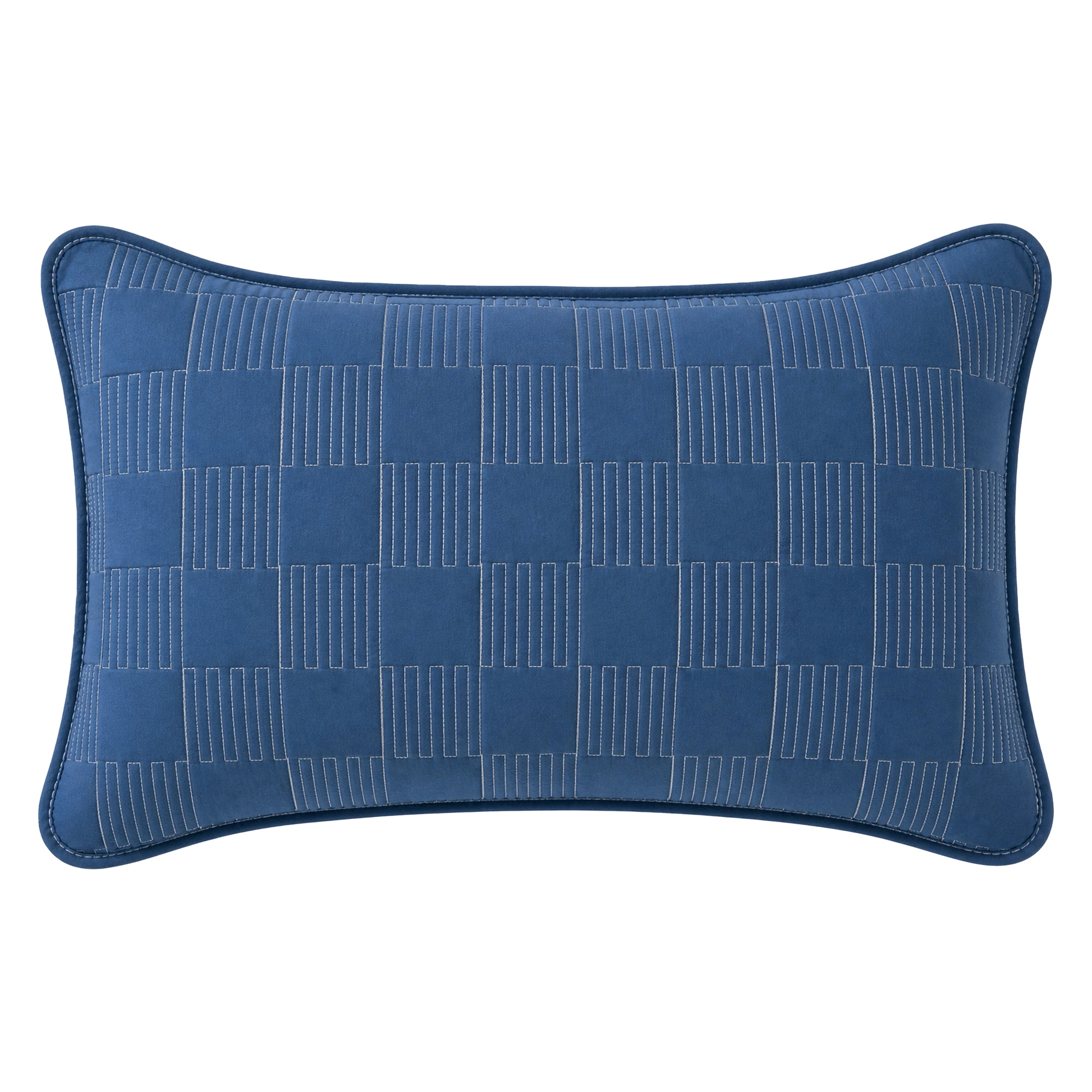 Unique Bargains Comfortable Pillow Protector, 2-pack, Polyester Quilted for Home Blue