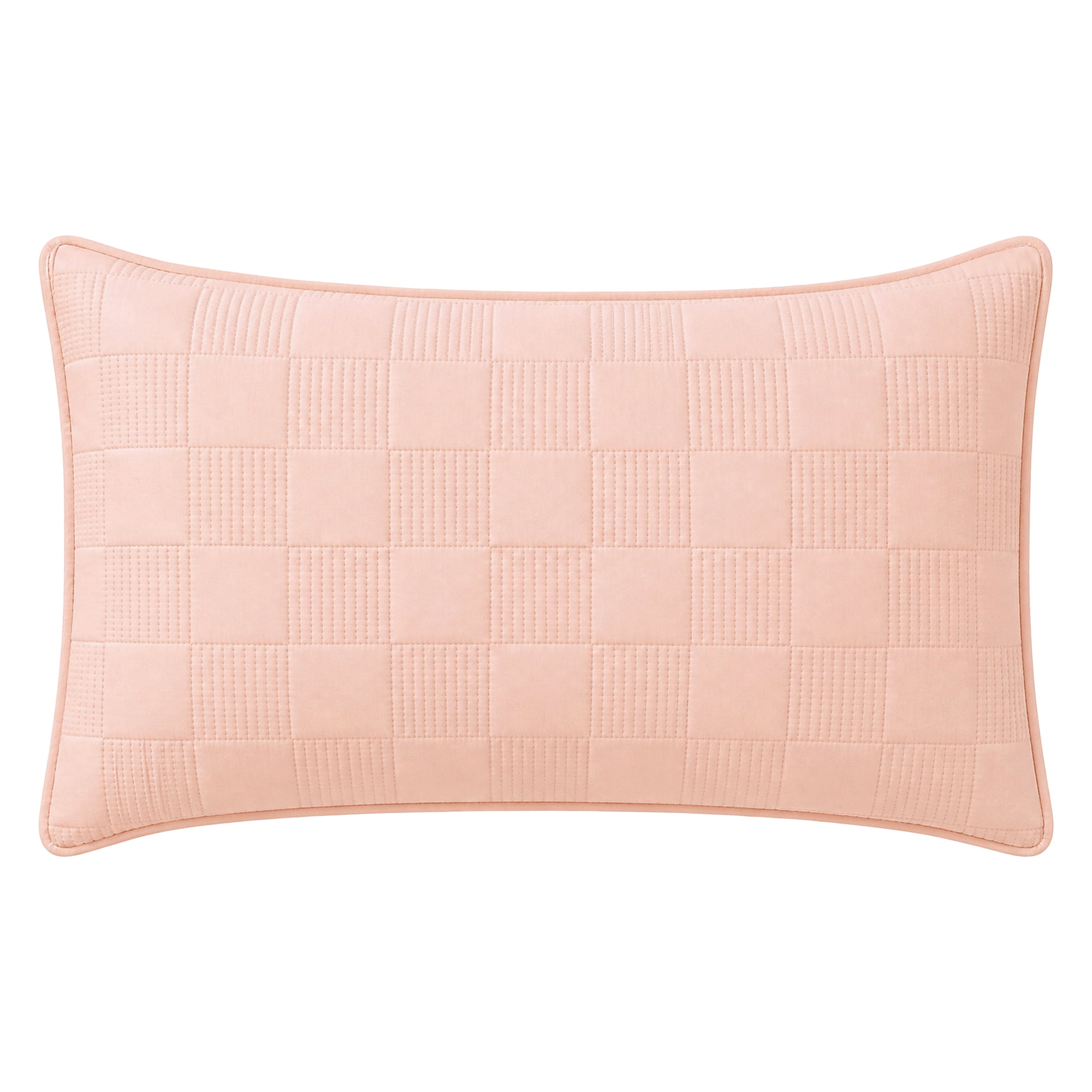 Unique Bargains Comfortable Pillow Protector, 2-pack, Polyester Quilted for Home Pink