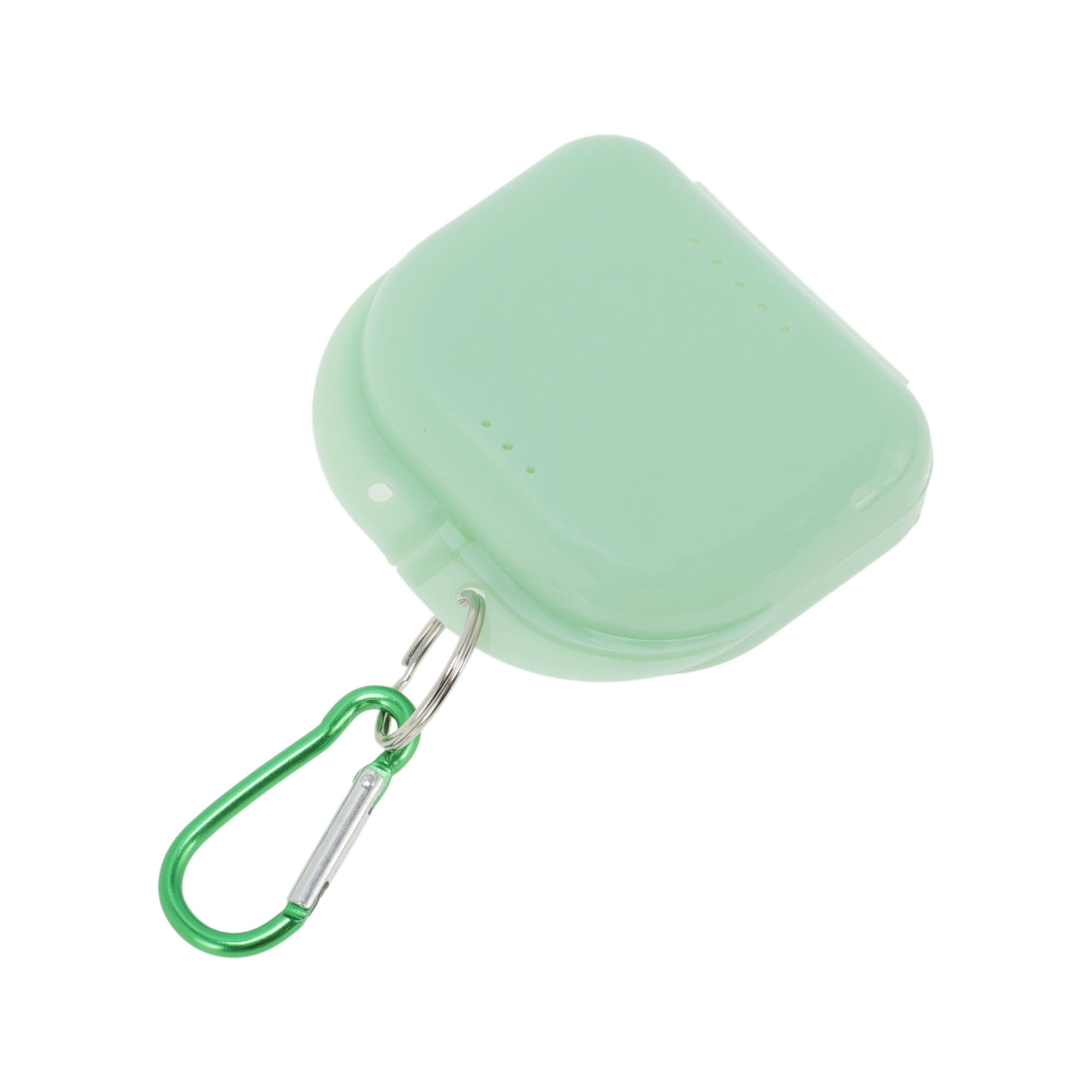 Unique Bargains Compact Braces Box with Buckle 1 Pc Light Green