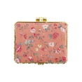 thumbnail image 1 of Unique Bargains Compact Mirror for Purses Flower Pocket Mirror Square Mini Mirror Floral Small Mirror for Purse Pink, 1 of 2