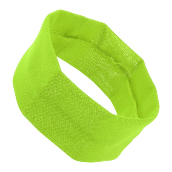 Unique Bargains Compression Headband Elastic Headband for Sport Light Green 1 Pc