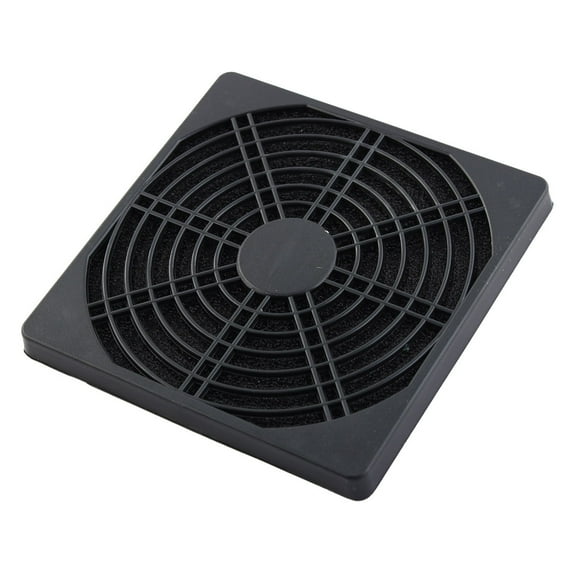 Unique Bargains Computer PC Black Plastic 12cm 120mm Fan Filter Dust Guard Mesh