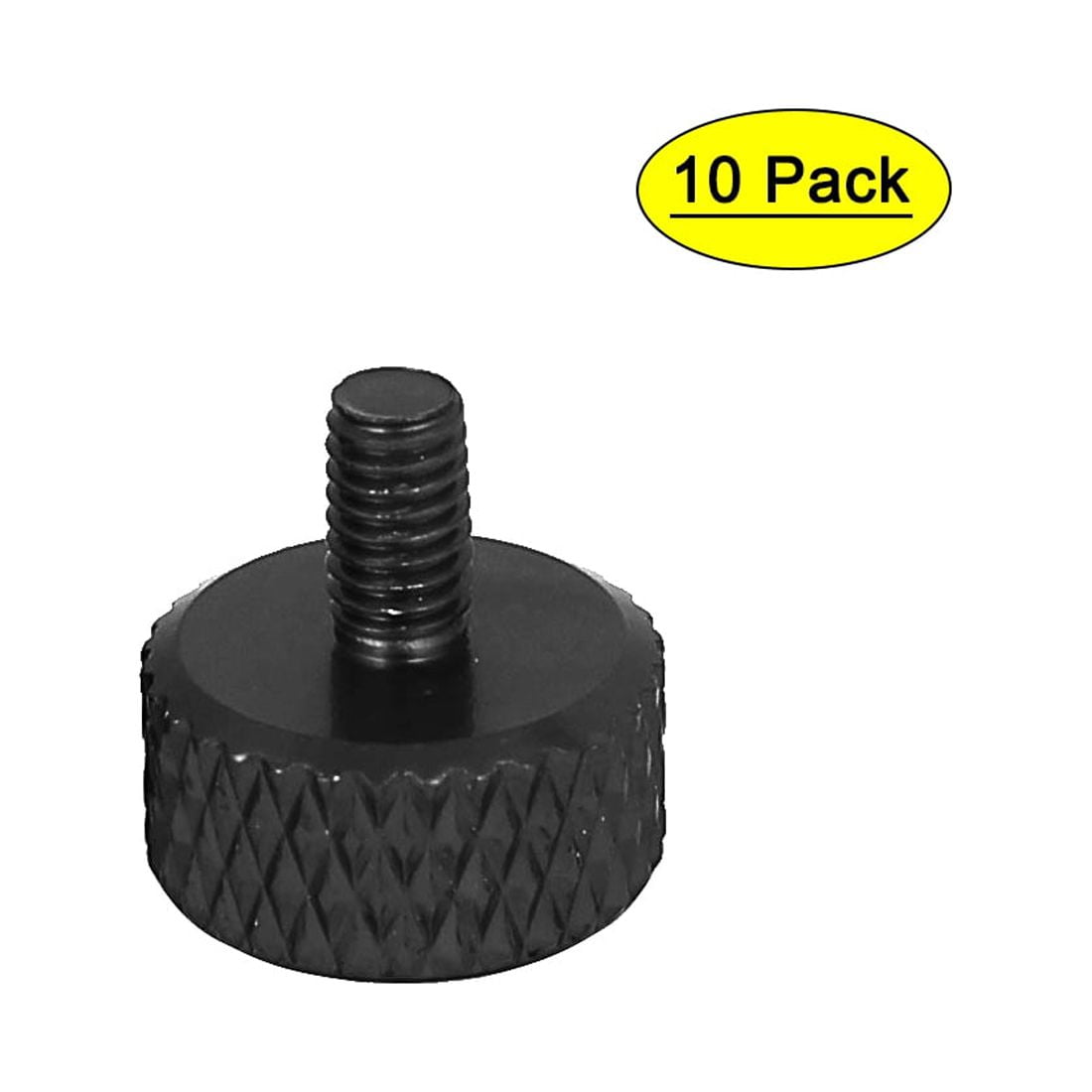 Uxcell M4x10mm Knurled Thumb Screws For PC Case - Royal Blue, Aluminum Alloy, Pack Of 10 - View #3