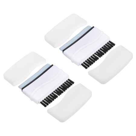 Unique Bargains Computer Screen Cleaner, 2Pack Double Head Keyboard Cleaning Brush for Laptop Computer Keyboard White