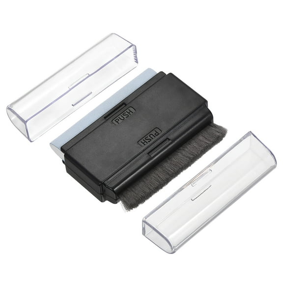 Unique Bargains Computer Screen Cleaner, Double Head Thicken Keyboard Cleaning Brush for Laptop Computer Keyboard Black