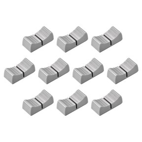 Unique Bargains Console Mixer Slider Fader Knobs Replacement for Potentiometer Grey Knob 0.94" x 0.43" x 0.39" 10pcs