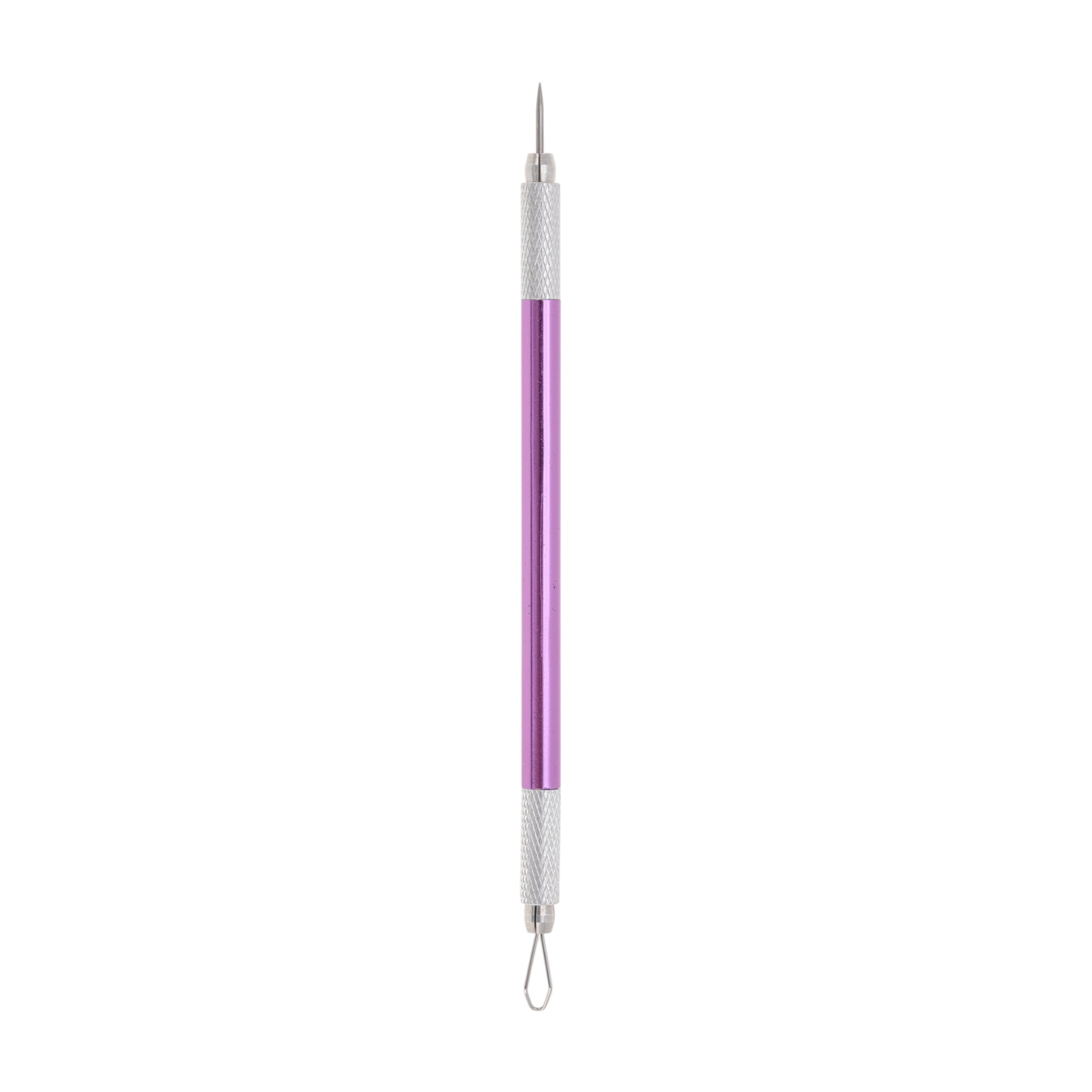 Unique Bargains Convenient Double-Ended Pimple Extractor 1 Pc Purple