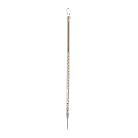 Unique Bargains Convenient Fine Facial Pimple Extractor 1 Pc Gold