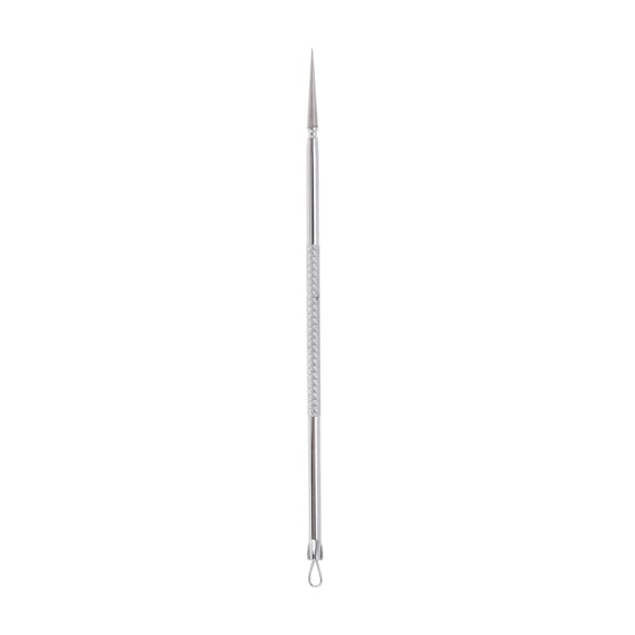 Unique Bargains Convenient Fine Facial Pimple Extractor 1 Pc Silver Tone
