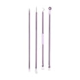thumbnail image 1 of Unique Bargains Convenient Heart Pimple Extractor Kit 1 Set Purple, 1 of 6