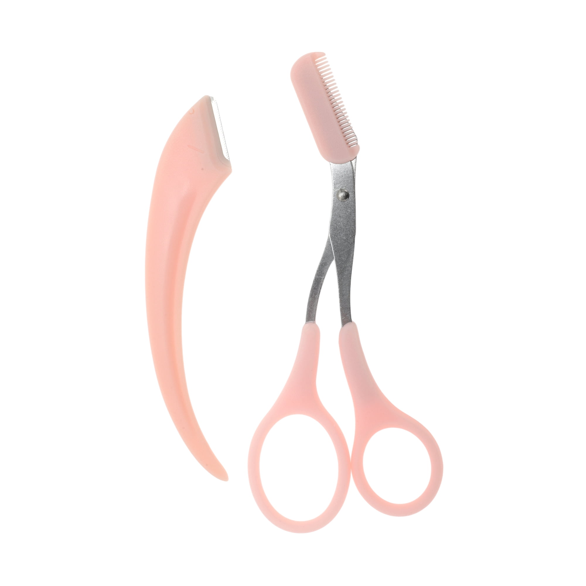 Unique Bargains Convenient Multifunctional Eyebrow Scissor Kit for Easy Hair Removal