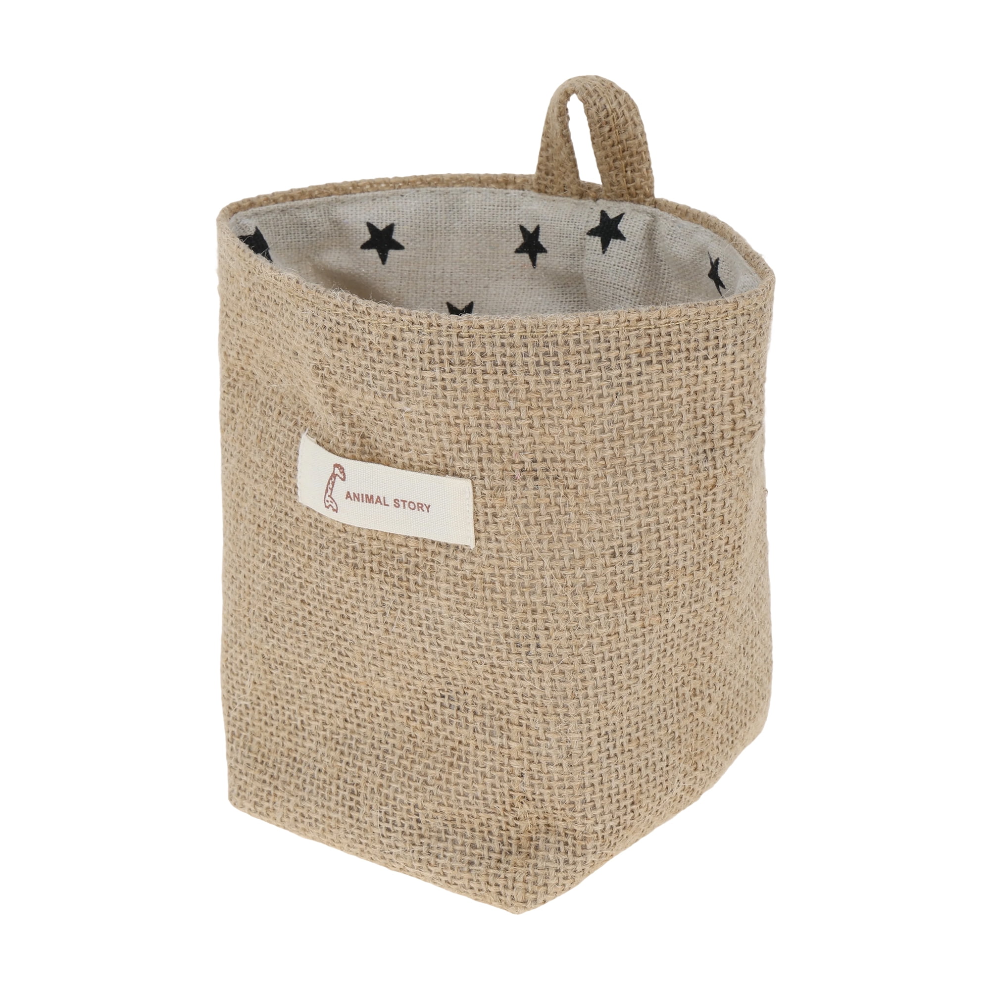 Unique Bargains Convenient Simple Durable Hanging Storage Bags 1 Pc Yellow Brown