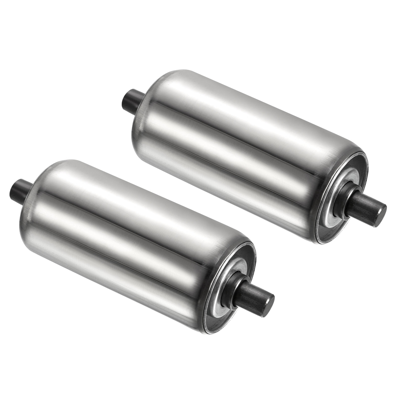 Unique Bargains Conveyor Roller Gravity Transmission Replacement Part Galvanized End 140mm