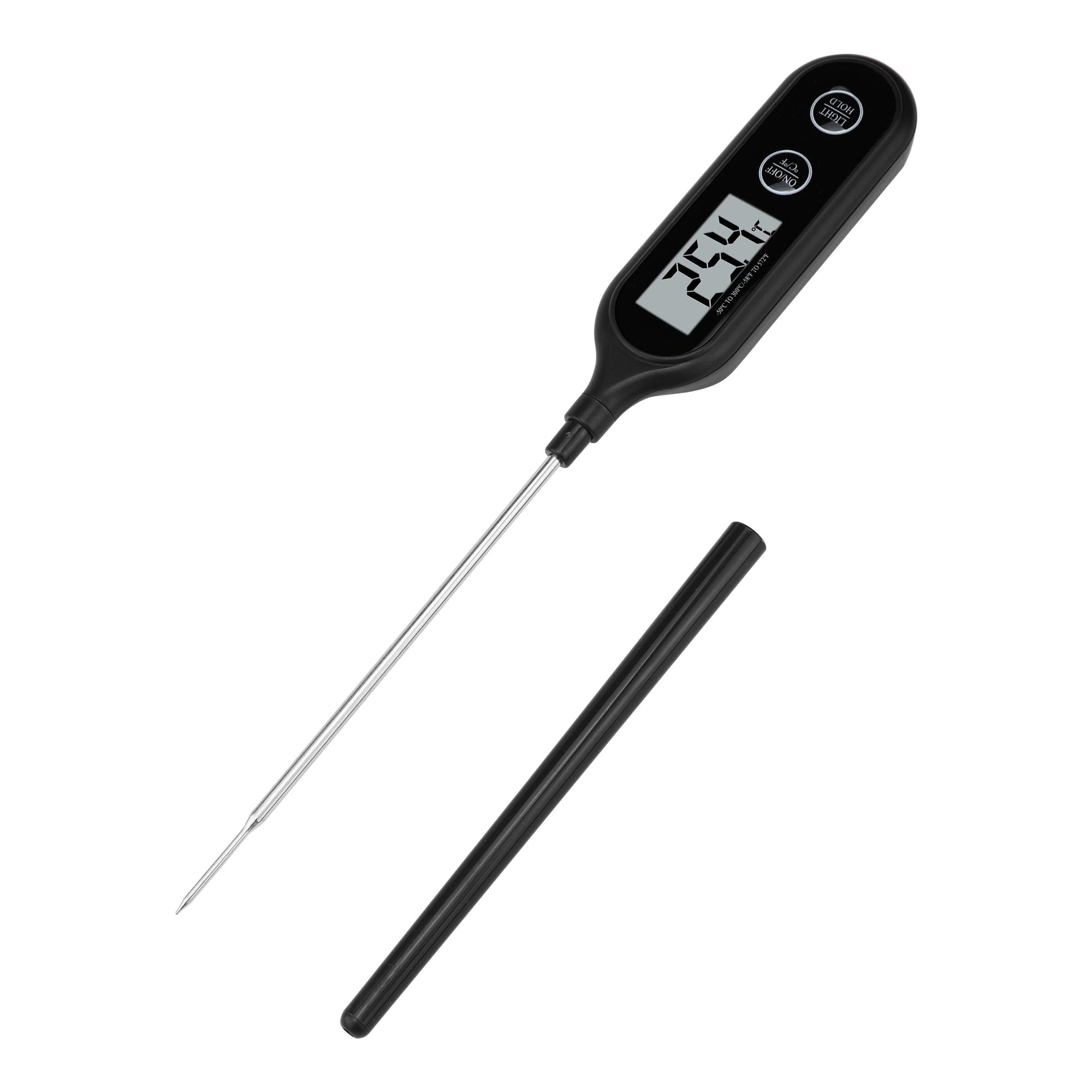 Unique Bargains Cooking Thermometer for Home and Kitchen Black