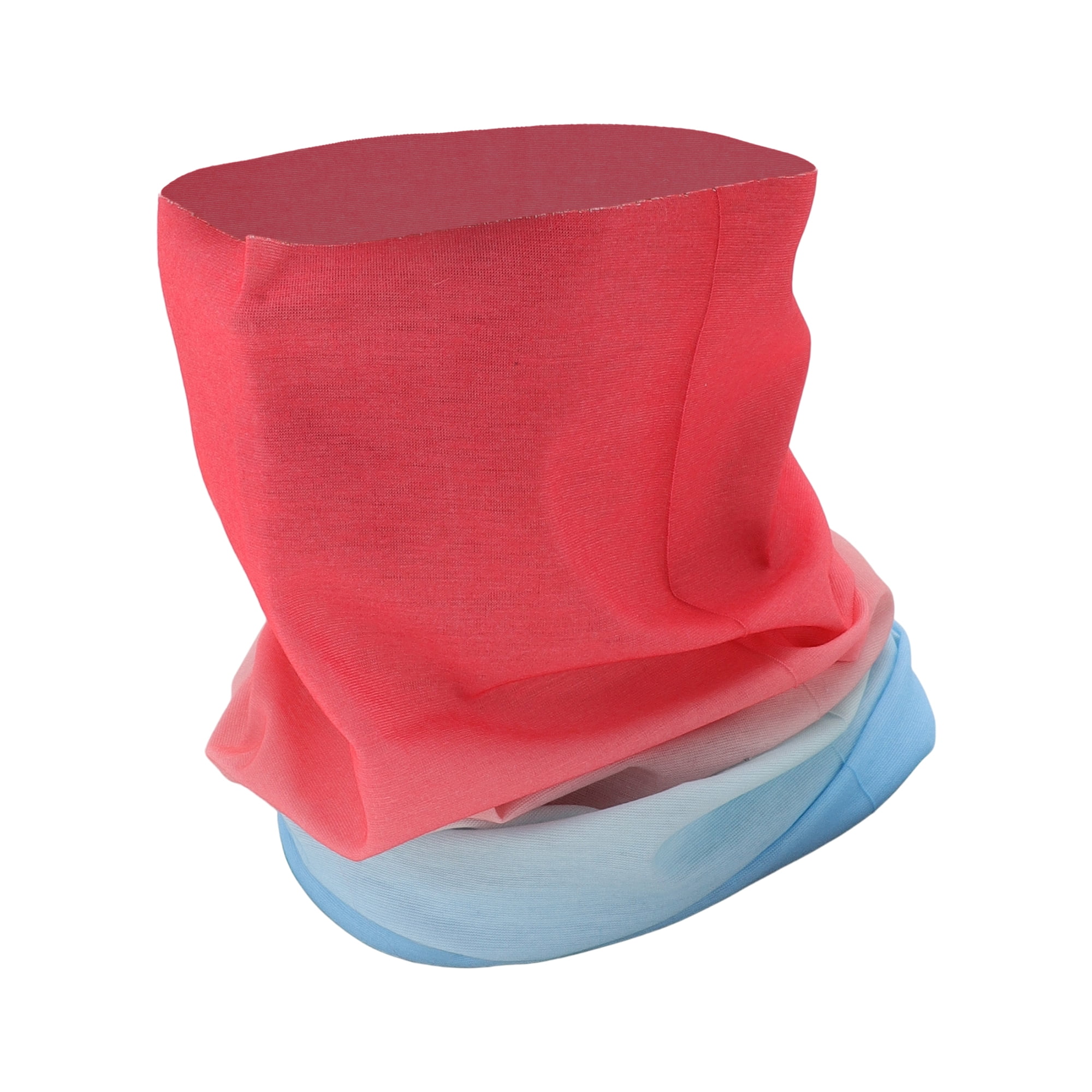 Unique Bargains Cooling Face Scarf Mask 1 Pc Red, Blue