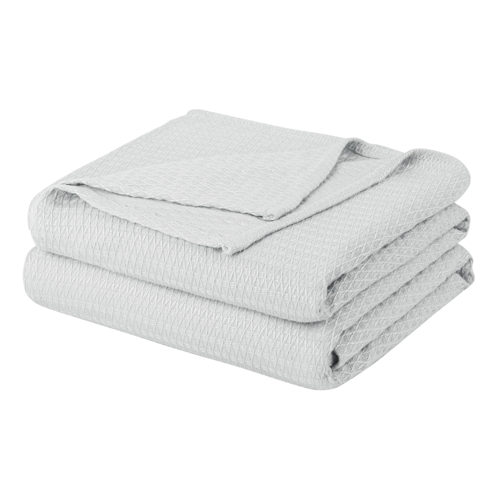 Unique Bargains Cooling Viscose from Bamboo Breathable Blanket Light Gray Full