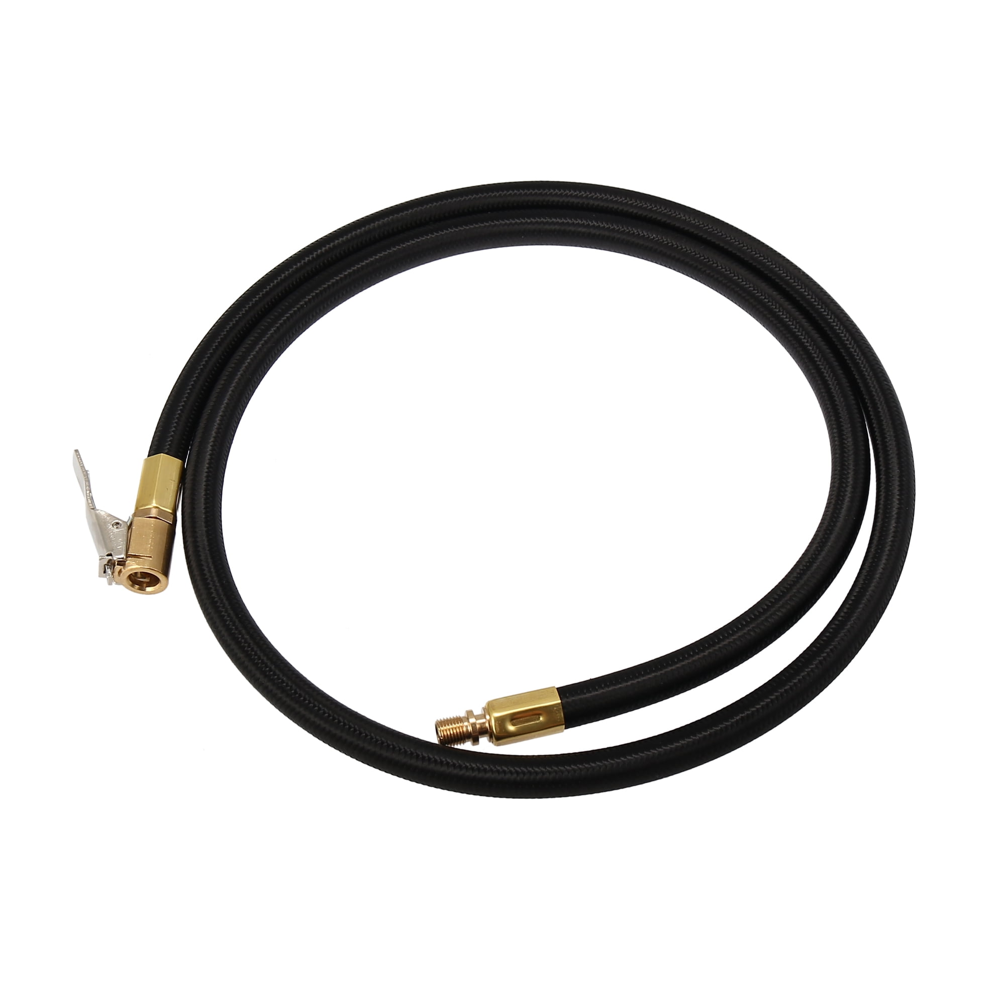 Unique Bargains Copper Nylon Tire Valve Air Chuck Inflator Car Motorbike 39"