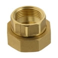 thumbnail image 1 of Unique Bargains Copper Pipe Fittings 1"Female x 1-1/2"Female Double internal thread union 1.3" 1 Pc, 1 of 7