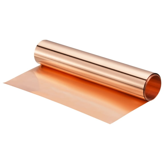 Unique Bargains Copper Sheet Roll 3500mm x 300mm Pure Copper Strip