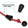thumbnail image 1 of Unique Bargains Cord Lock Rope Lanyard Ends Fastener Stopper Plastic Black 20pcs, 1 of 7