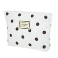 thumbnail image 1 of Unique Bargains Corduroy Makeup Bags Polka Dot Cosmetic Bag Corduroy Zipper Makeup Bag Travel Women's Make Up Bag White, 1 of 7