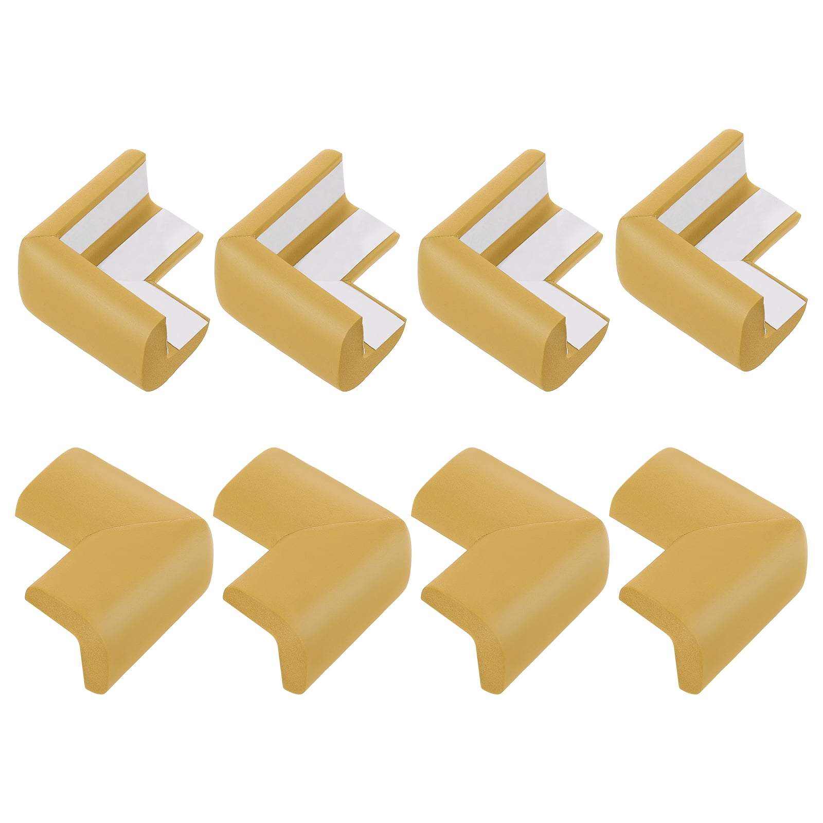 Unique Bargains Corner Protectors Furniture Guards Edges Bumpers Light Brown