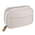 thumbnail image 1 of Unique Bargains Cosmetic Bag Large Capacity Makeup Bag Portable Storage Bag Women Cosmetic Pouch for Lipsticks Beige, 1 of 7