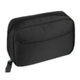thumbnail image 1 of Unique Bargains Cosmetic Bag Large Capacity Makeup Bag Portable Storage Bag Women Cosmetic Pouch for Lipsticks Black, 1 of 7