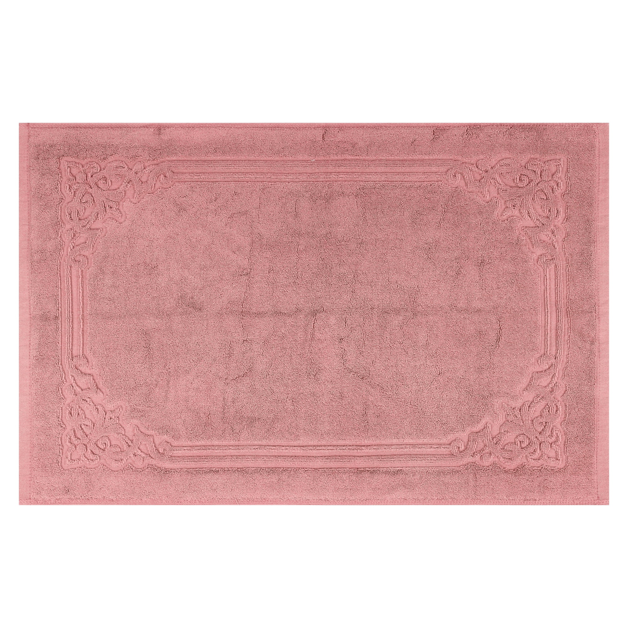 Unique Bargains Cotton Absorbent Floor Mats Quick Dry Towel Pink