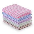 thumbnail image 1 of Unique Bargains Cotton Absorbent Kitchen Dish Cleaning Towels Cloths 5Pcs, 15" x 10.5", 1 of 7