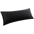 thumbnail image 1 of Unique Bargains Cotton Body Pillowcase Breathable Envelope Black 20"x72", 1 of 8