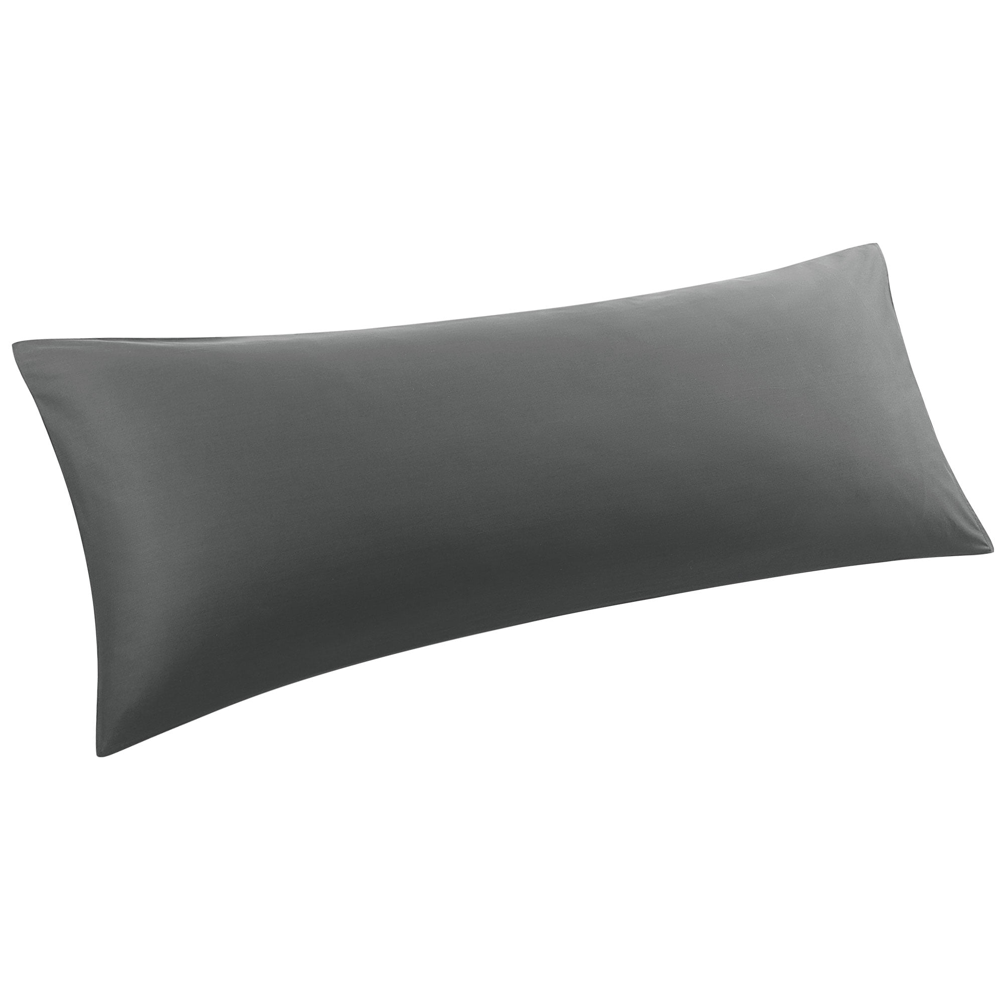 Unique Bargains Cotton Body Pillowcase Breathable Envelope Dark Gray 20"x72"