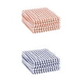 thumbnail image 1 of Unique Bargains Cotton Checkered Kitchen Dish Cloth Washable,11" x 16" Orange/Blue 12 Pack, 1 of 6