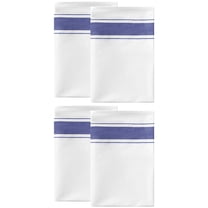 Unique Bargains Cotton Dish Clean Towels Kitchen Dishcloth Set Blue 20" x 28" - 4 pack