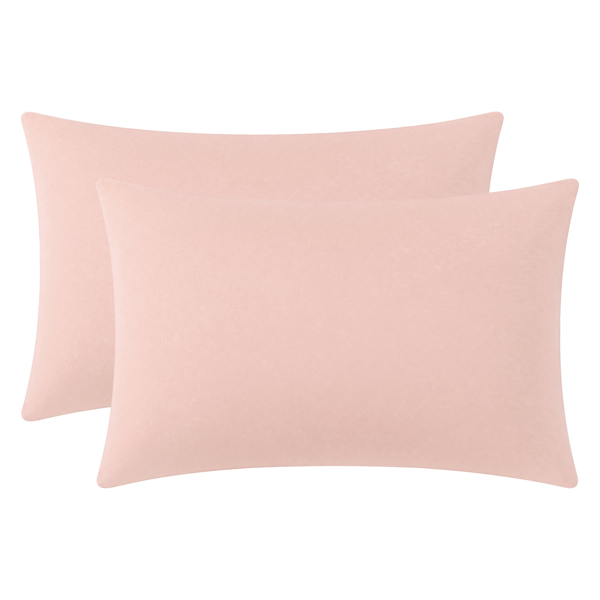 Unique Bargains Cotton Envelope Closure Pillowcases 2 Pack Wrinkle Resistant Bedding Pink