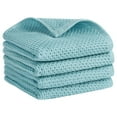 thumbnail image 1 of Unique Bargains Cotton Hand Towel Set Waffle Hand Towels Light Blue 4-Pieces, 1 of 5