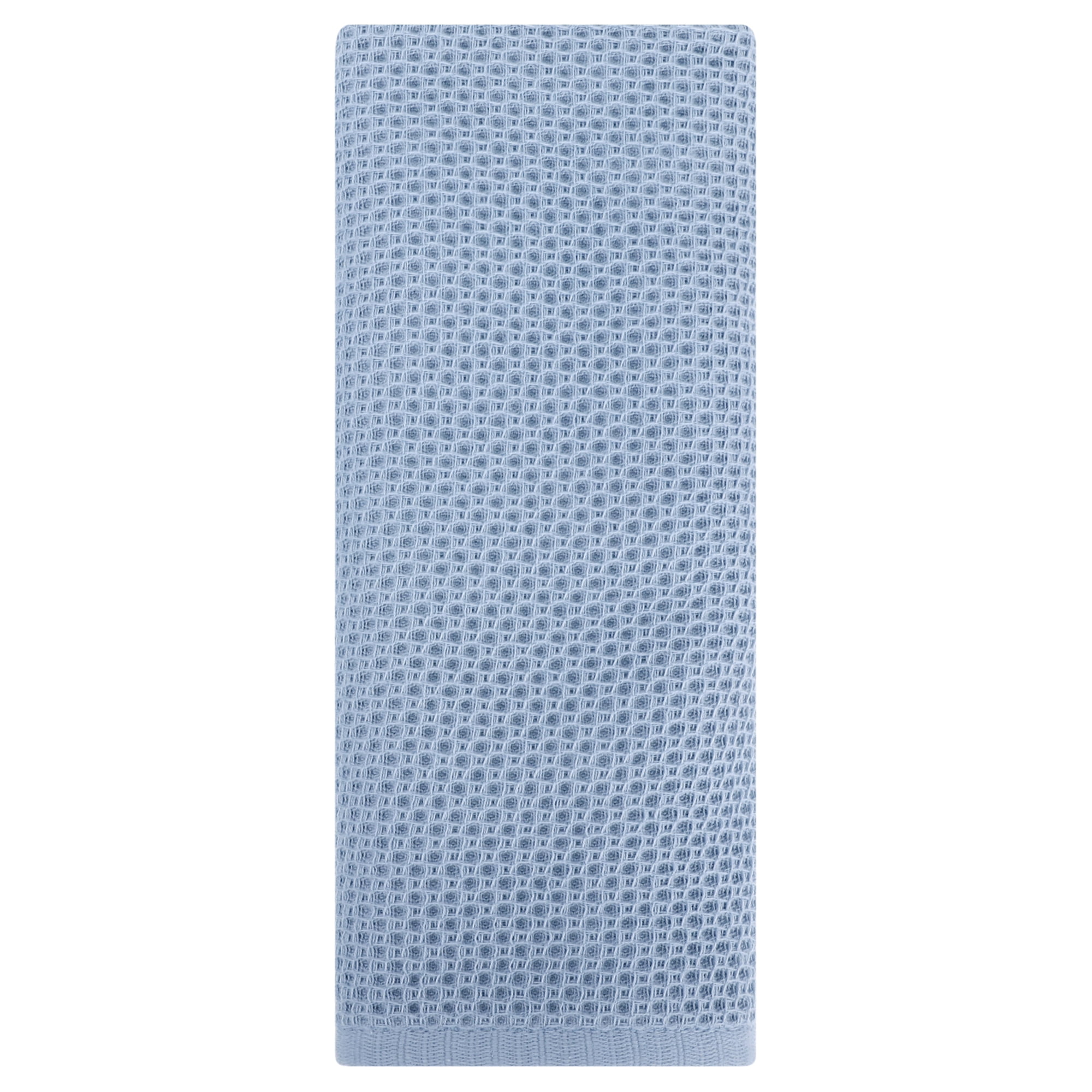 Unique Bargains Cotton Hand Towel Set Waffle Hand Towels Steel Blue 1-Piece