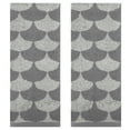 thumbnail image 1 of Unique Bargains Cotton Hand Towels Absorbent Hand Towel Grey 2-Piece, 1 of 5