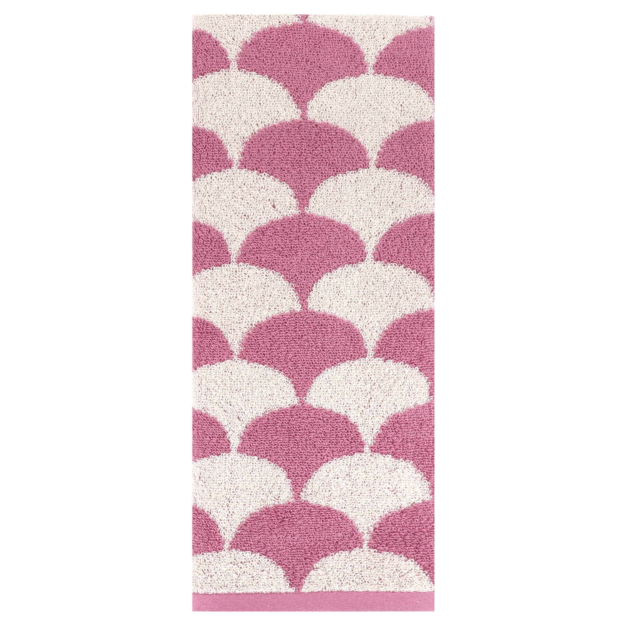 Unique Bargains Cotton Hand Towels Absorbent Hand Towel Pink 1-Piece
