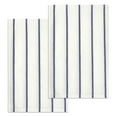 thumbnail image 1 of Unique Bargains Cotton Hand Towels Absorbent Lint Free Dish Kitchen Towels 24 x 16 Inch Blue Pinstriped 2pk, 1 of 7