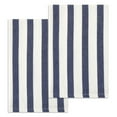 thumbnail image 1 of Unique Bargains Cotton Hand Towels Absorbent Lint Free Dish Kitchen Towels 24 x 16 Inch Blue Striped 2pk, 1 of 7