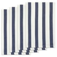 thumbnail image 1 of Unique Bargains Cotton Hand Towels Absorbent Lint Free Dish Kitchen Towels 24 x 16 Inch Blue Striped 4pk, 1 of 7