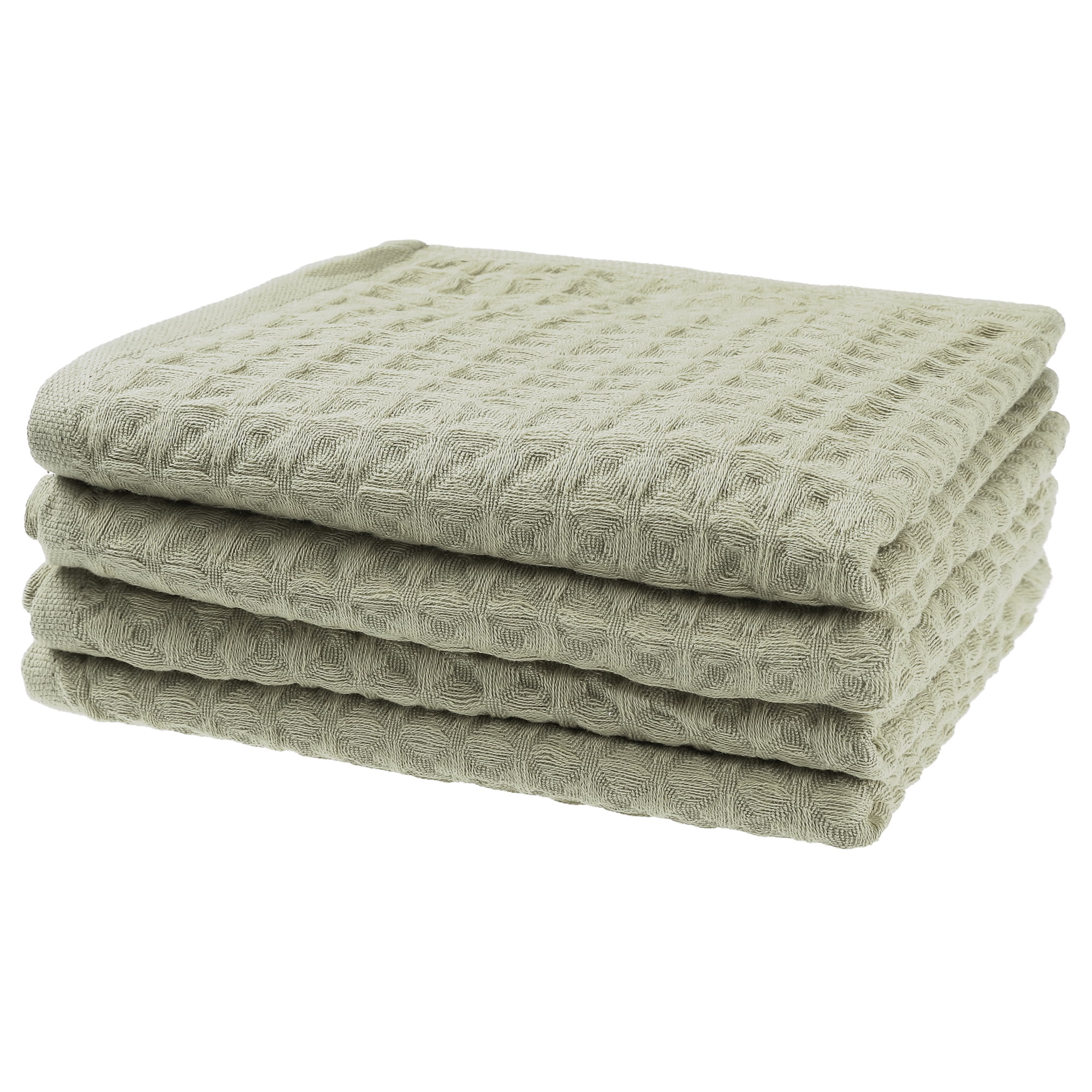 Unique Bargains Cotton Highly Absorbent Hand Towels 14 x 32 Inches for Bathroom Kitchen Grey 4pk